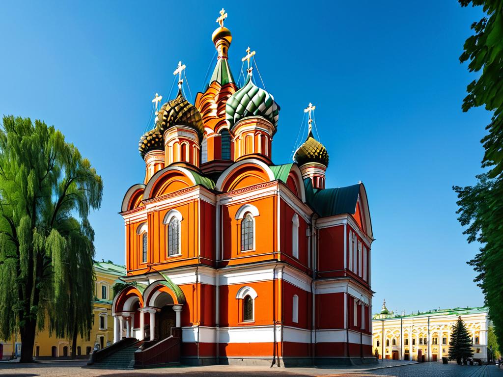 Храм Иоанна Воина в Москве, где находится почитаемый список Державной иконы