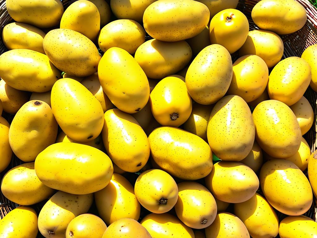 Фотография среднеспелых сортов желтого картофеля