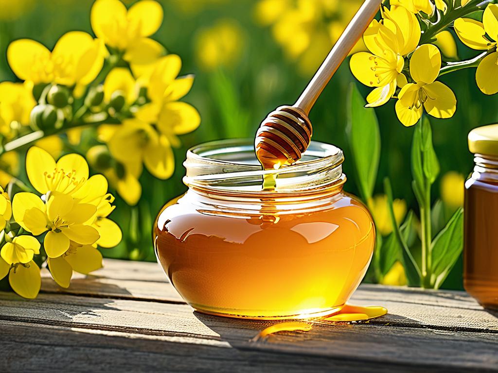 Подробное описание свойств и характеристик рапсового меда