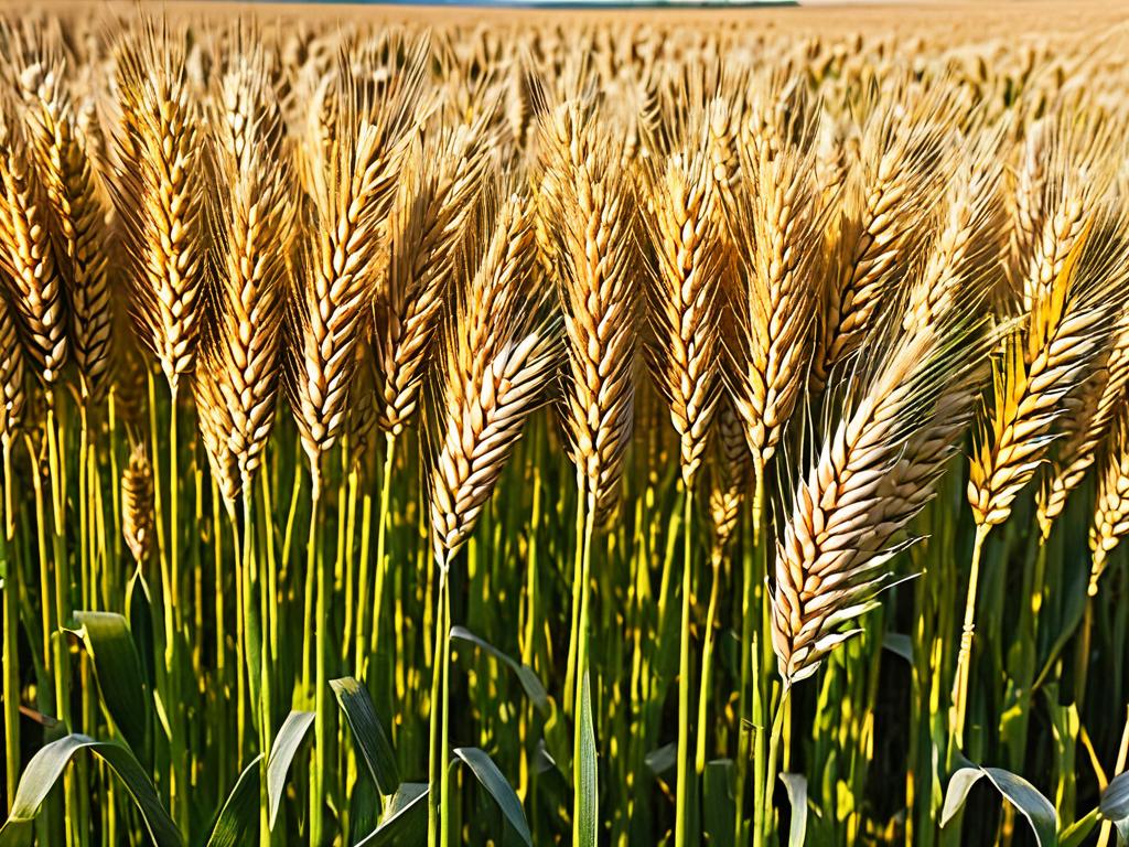 Колосья пшеницы, готовые к уборке