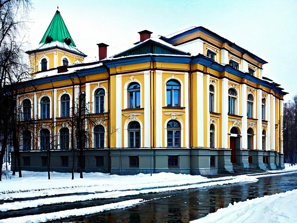 Здание Московского училища живописи, где Борисов-Мусатов обучался живописи в ранние годы.
