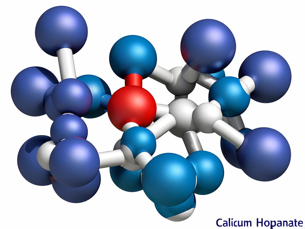 Молекулярная модель химической структуры кальция гопантената