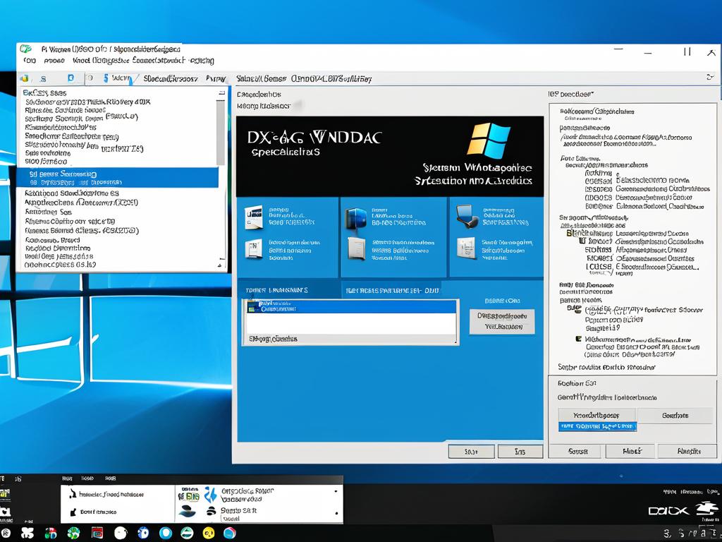 Интерфейс утилиты DXDiag в Windows с информацией о железе ПК