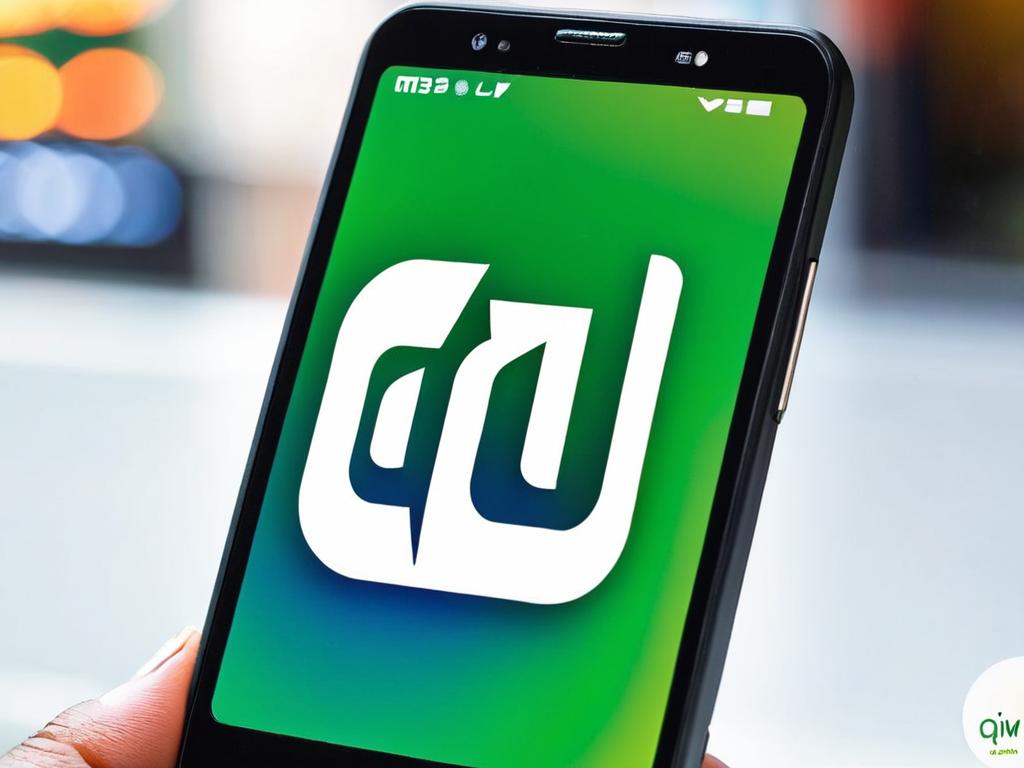 Крупный план мобильного телефона с логотипом QIWI на экране