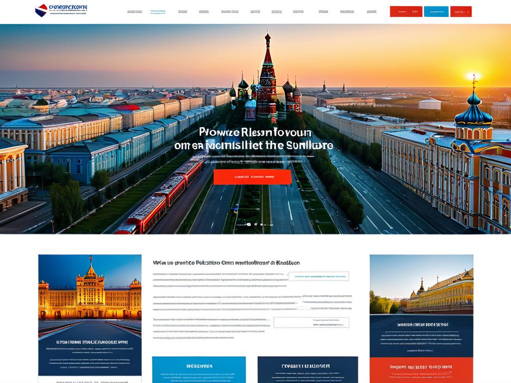 Страница сайта, переведенная с английского на русский язык с помощью онлайн-сервиса