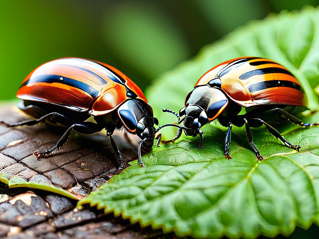 Колорадские жуки ползают по коже человека во сне