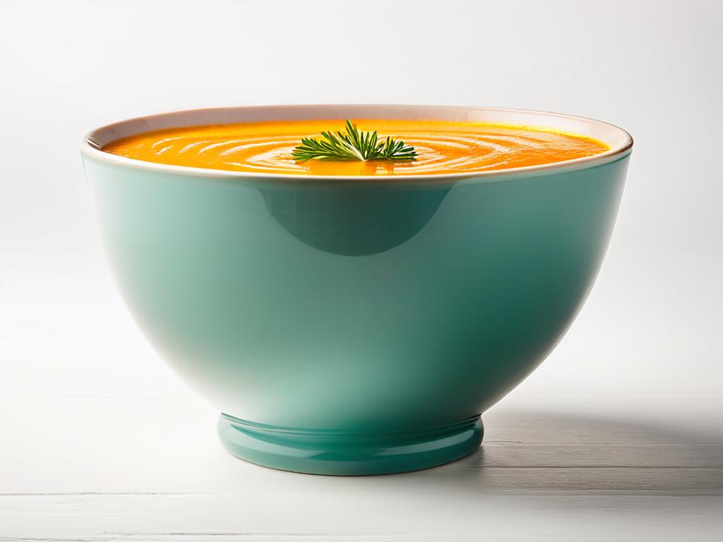 Миска морковного супа