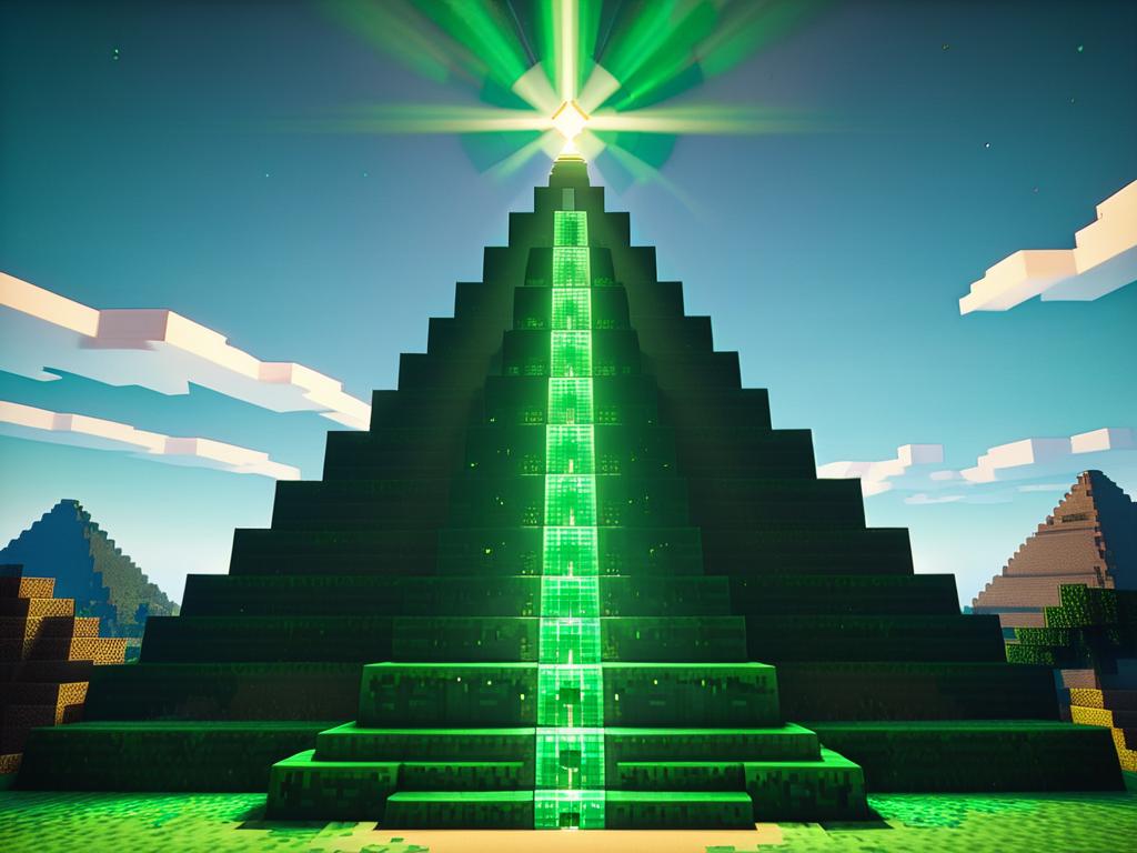 Пирамида для маяка в Майнкрафте