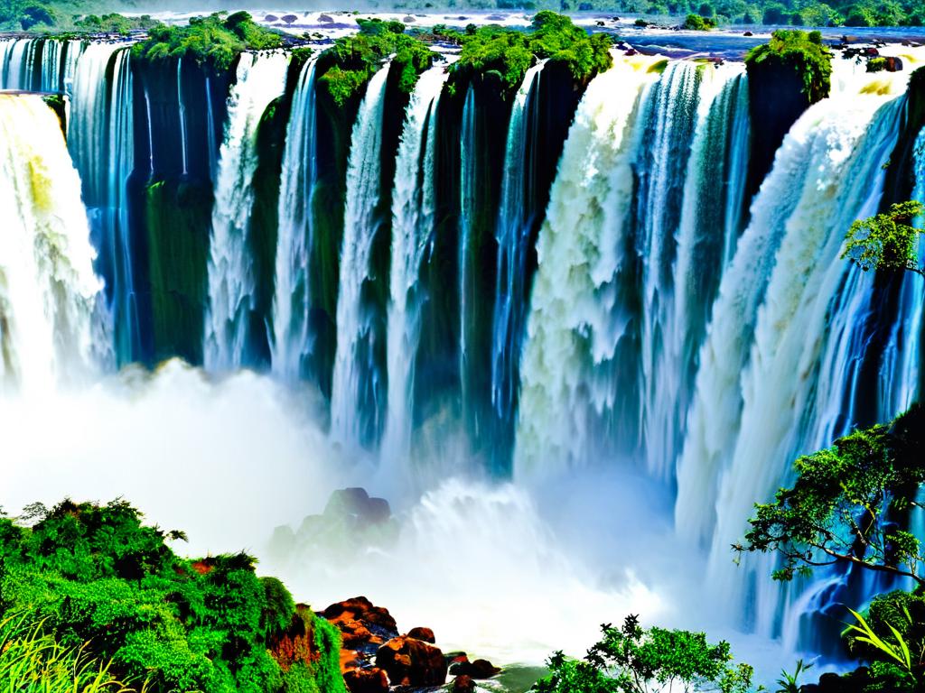 Водопады Игуасу со стороны Бразилии