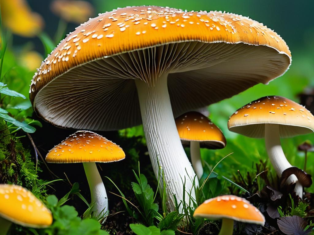 Гетеротрофное питание грибов поглощением питательных веществ