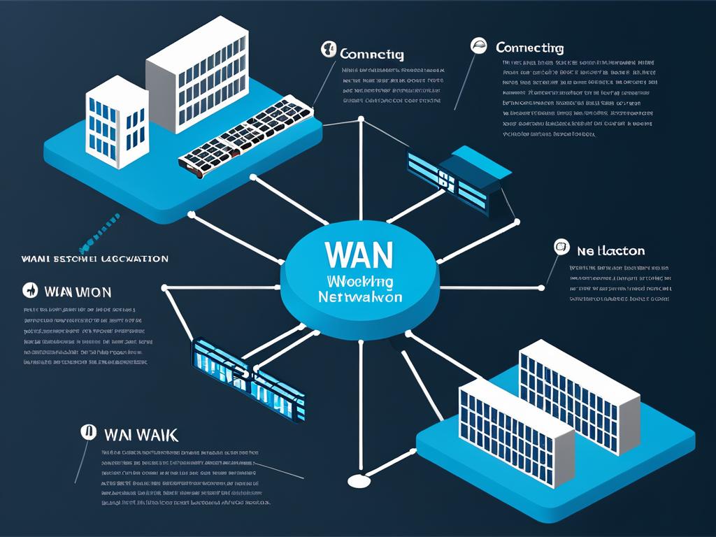 Схема глобальной сети WAN