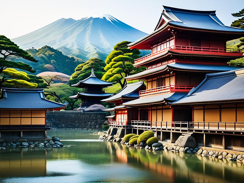 Исторические достопримечательности периода Асука, демонстрирующие раннюю японскую архитектуру