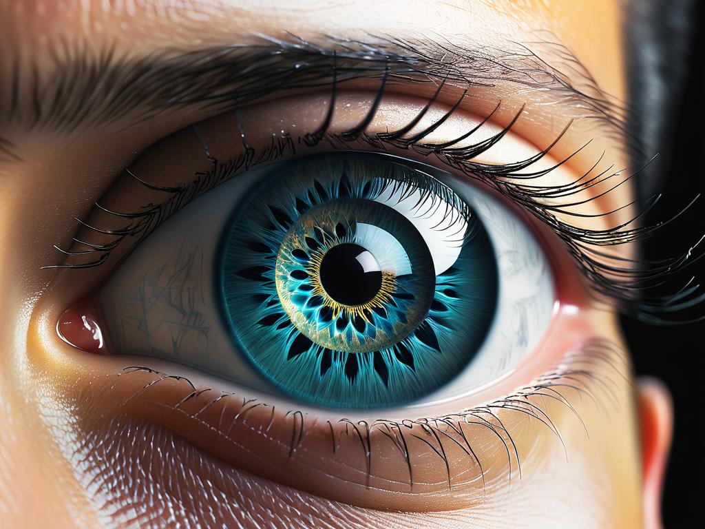 Концепция внутреннего наблюдателя, изображенного как глаз внутри человеческой головы. Развитие
