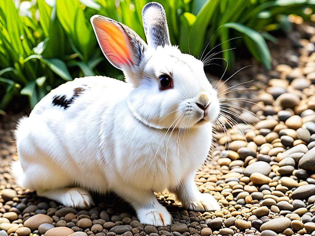 У кролика диарея - симптом инфекции пищеварительного тракта
