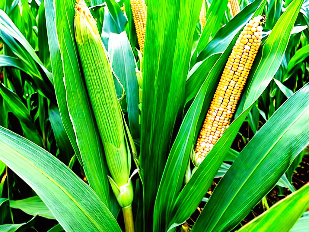 Симптомы головни на листьях кукурузы