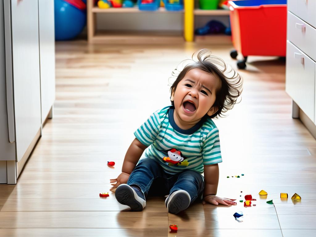 Фото истерики ребенка 3 лет на полу