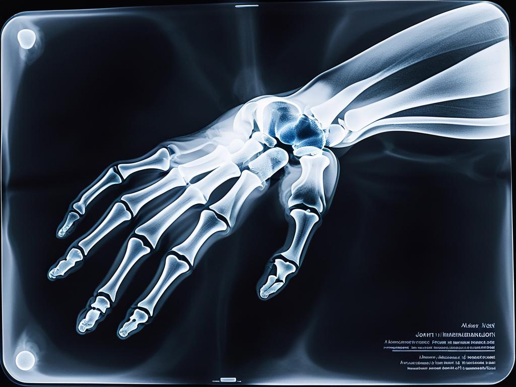 Рентгеновский снимок воспаления суставов кисти