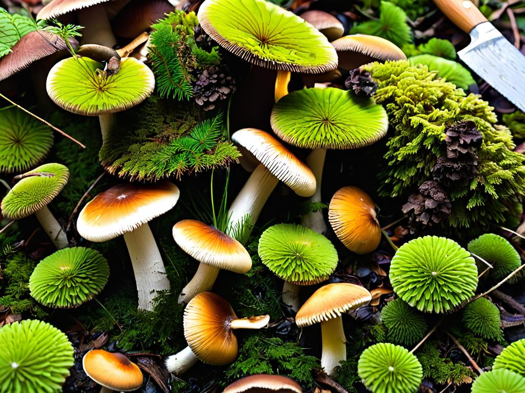 Чистка грибов перед засолкой
