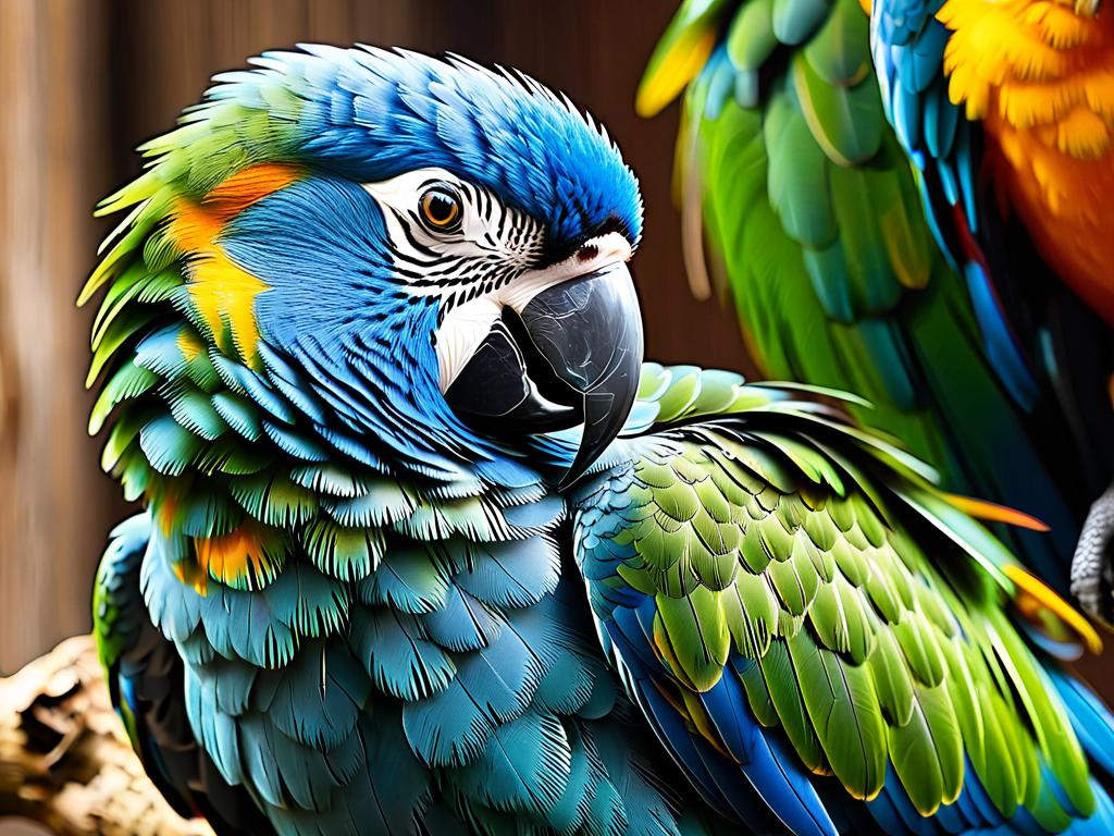Попугай выдергивает перья от скуки и недостатка умственной стимуляции
