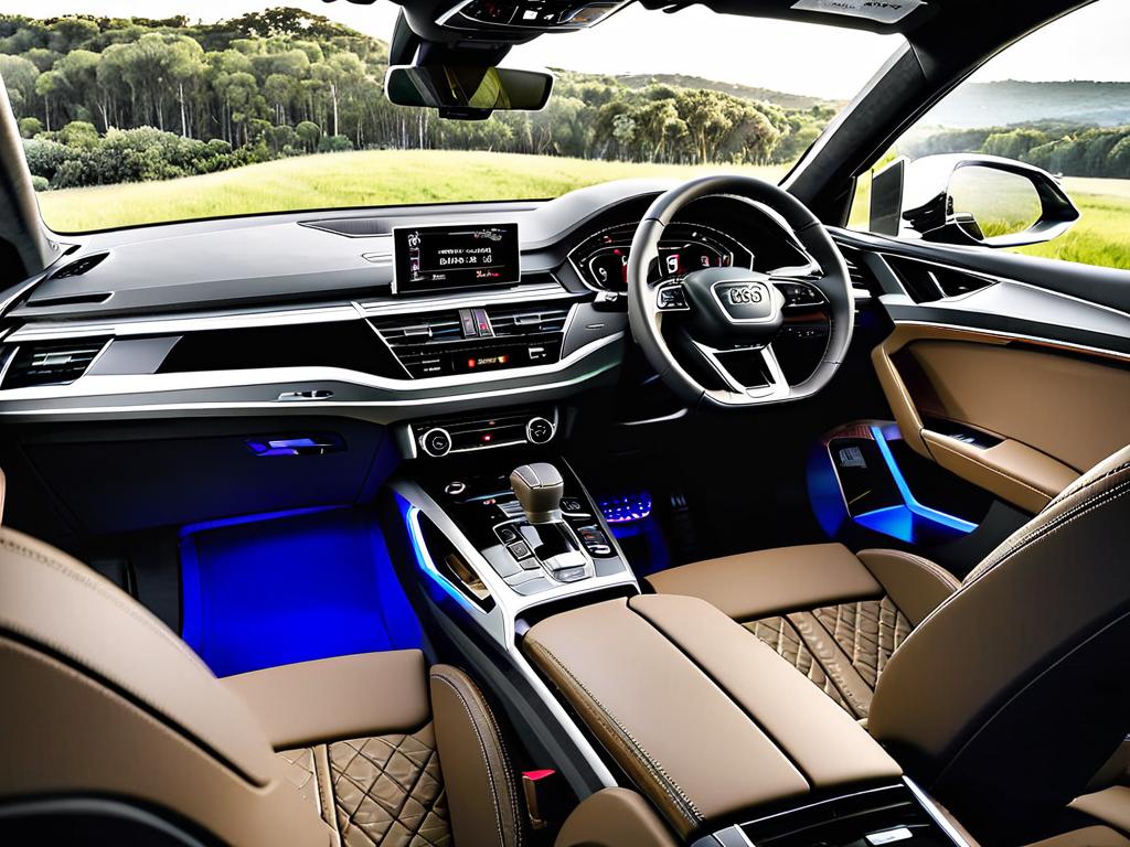 Audi Q5 2024. Интерьер