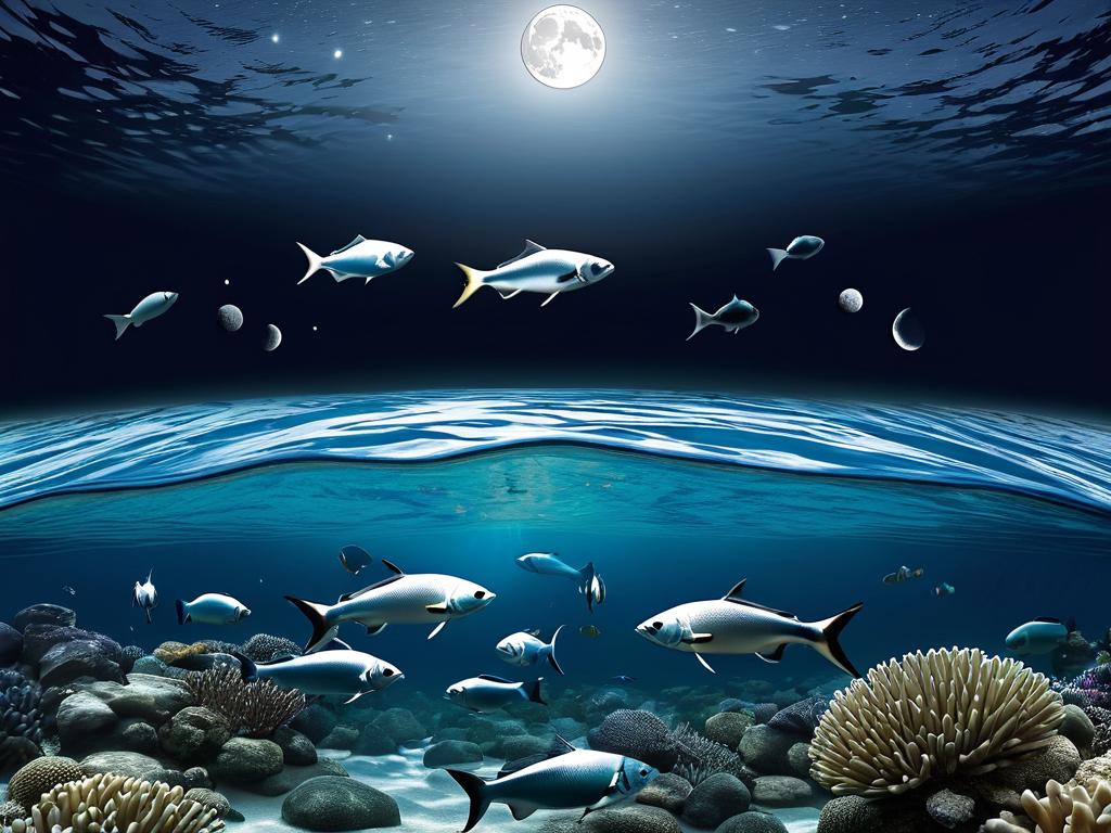 Влияние фаз Луны на активность и клев рыбы