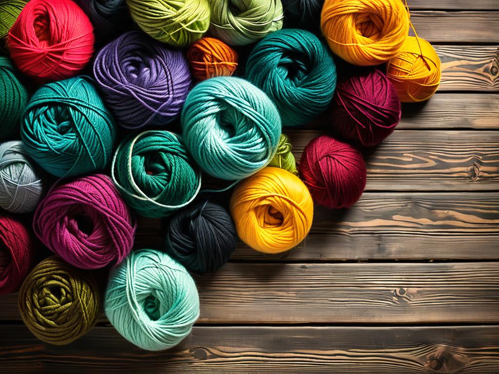 Прияжа разных цветов для вязания сарафана
