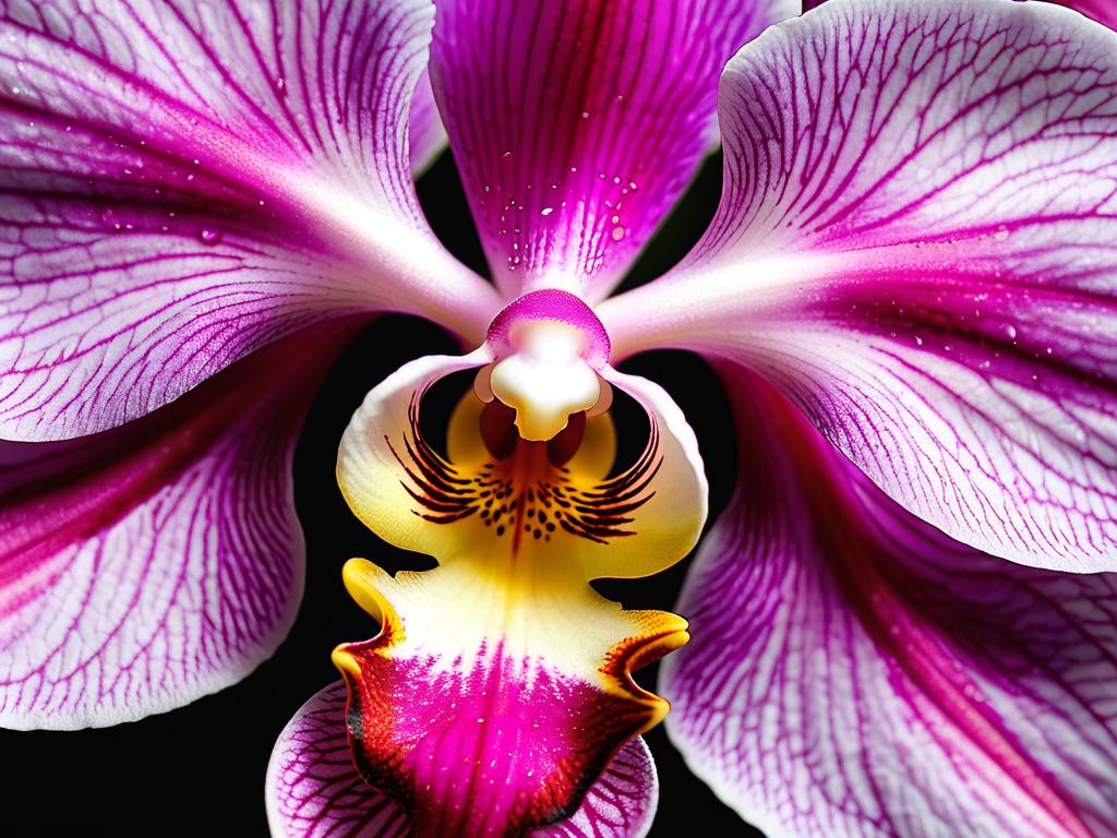 крупный цветок орхидеи розовый описание