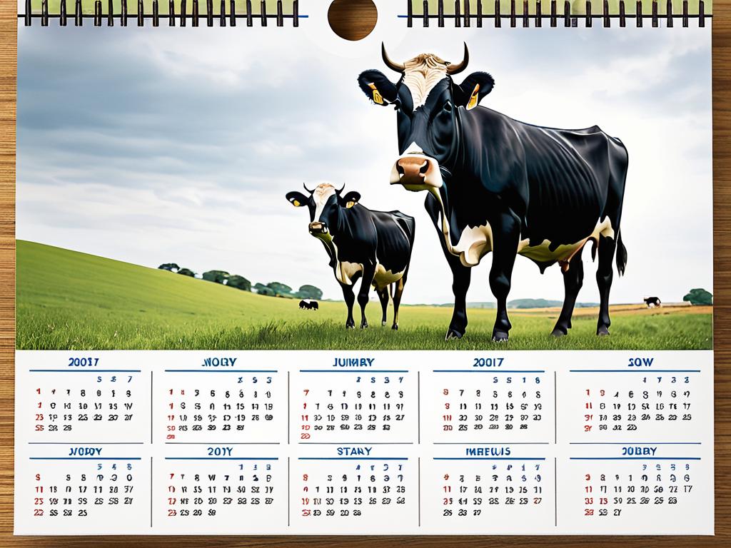 Календарь стельности коровы