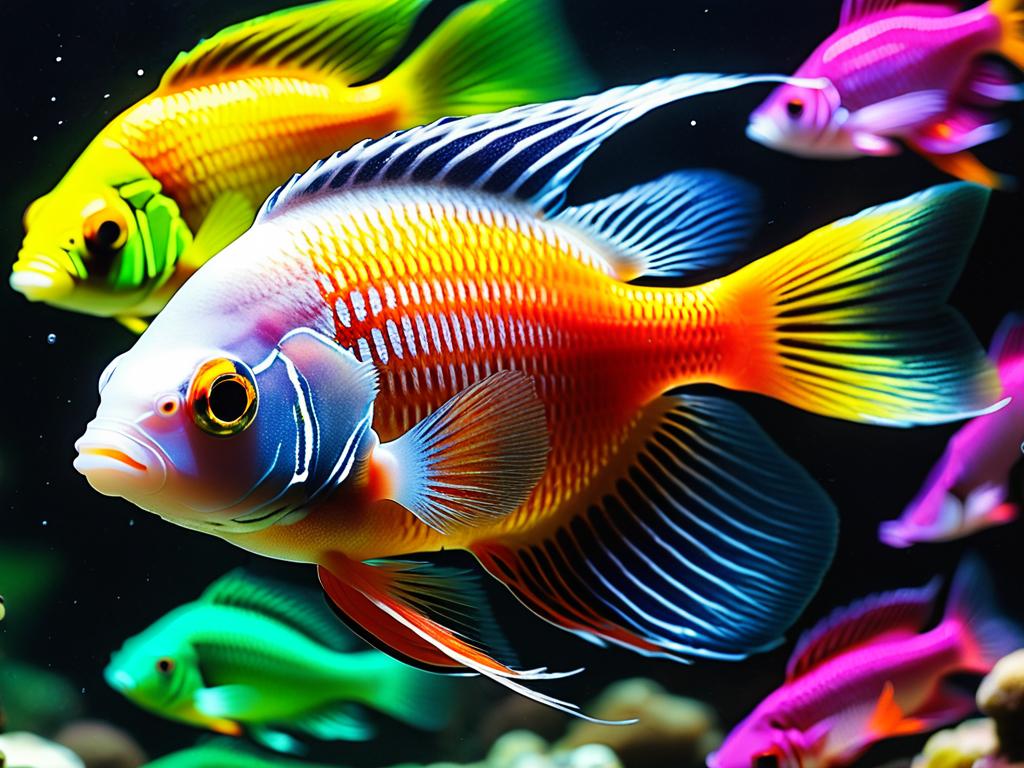 Красивые мелкие аквариумные рыбки ярких цветов