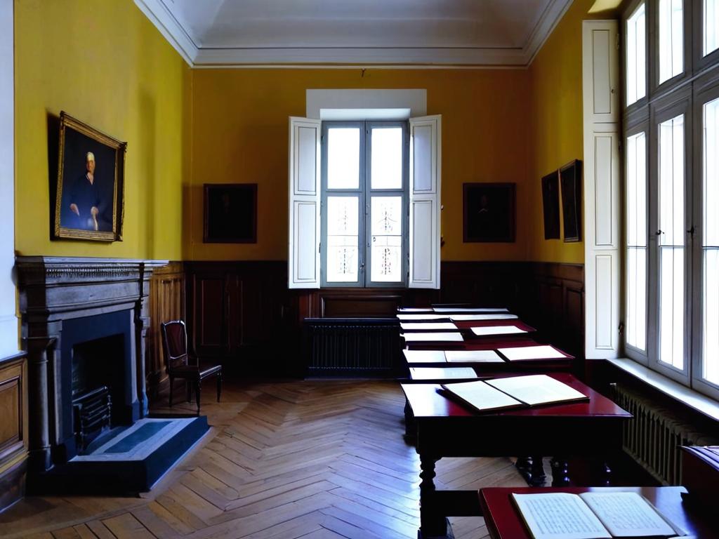 Интерьер школьного класса, где родился Франц Шуберт в Химмельпфортгрунде, Вена