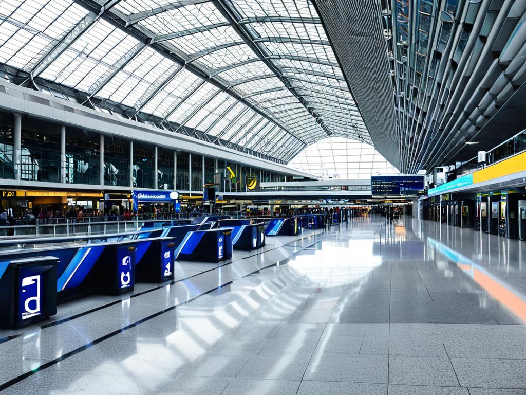 Интерьер терминалов аэропорта Мюнхена