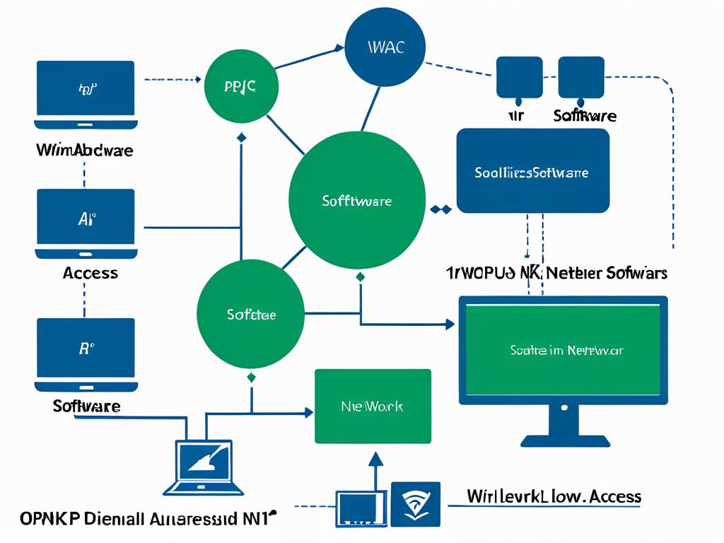 Схема, демонстрирующая предоставление WinPcap низкоуровневого доступа к сети другим программам