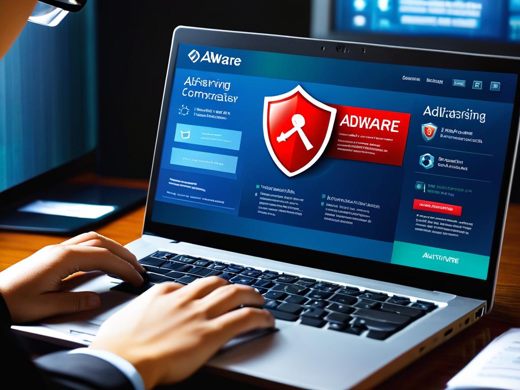 Антивирус обнаруживает и блокирует adware