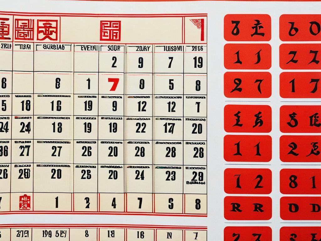 Календарь с выделенным красным цветом годом 1976