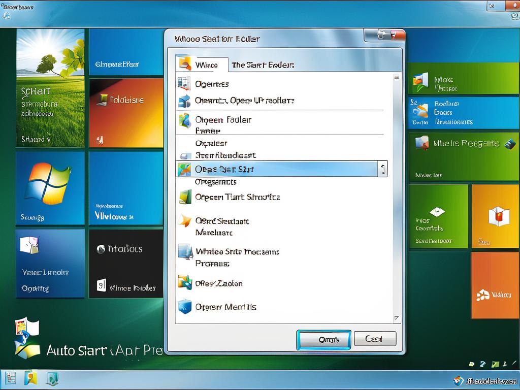 Папка Автозагрузка в Windows 7 с ярлыками автозапускаемых программ