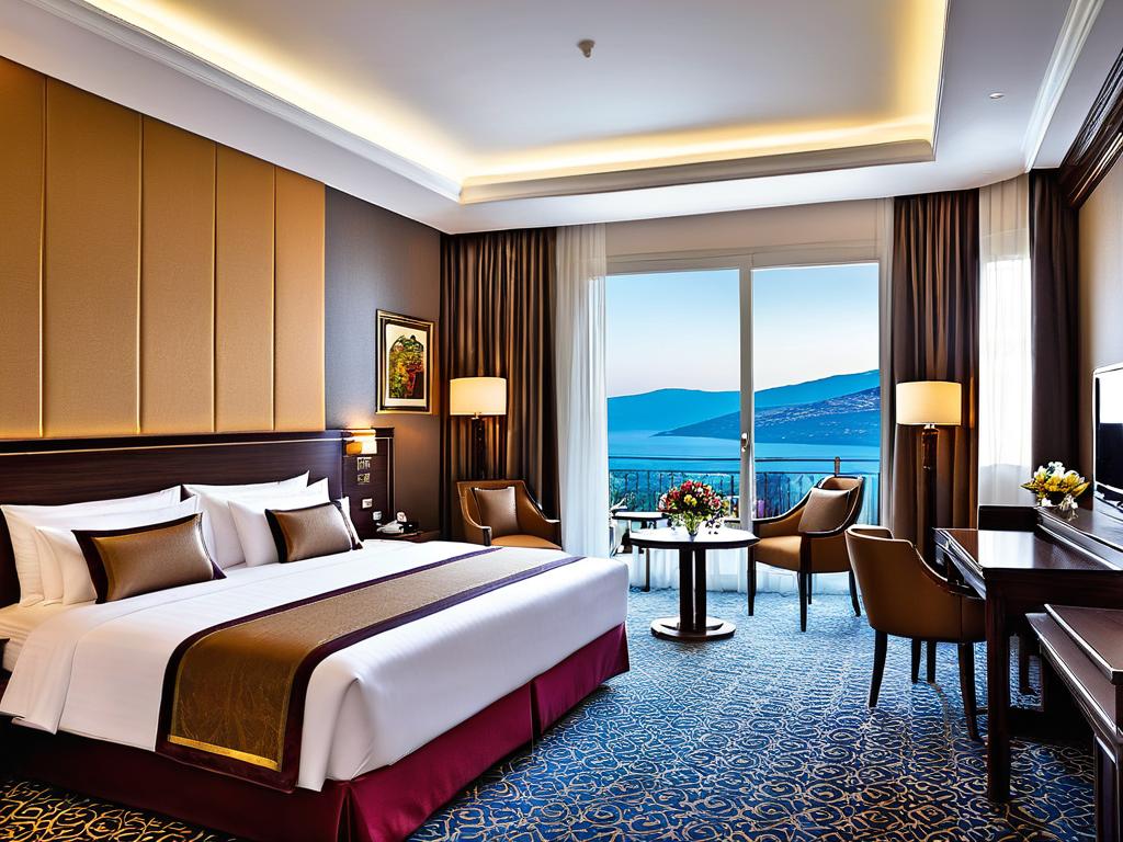 Просторный супериор номер в одном из отелей Турции