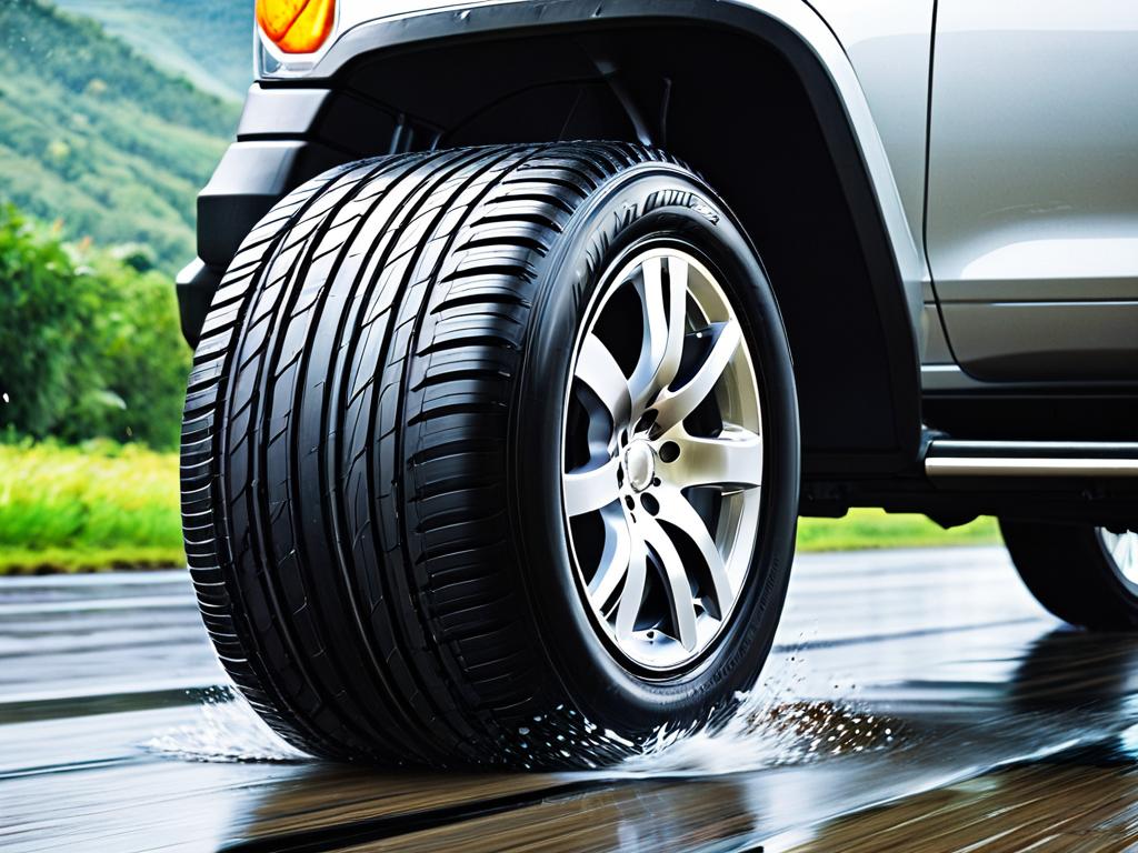 Шины обеспечивают хорошую управляемость на мокрых и сухих дорогах