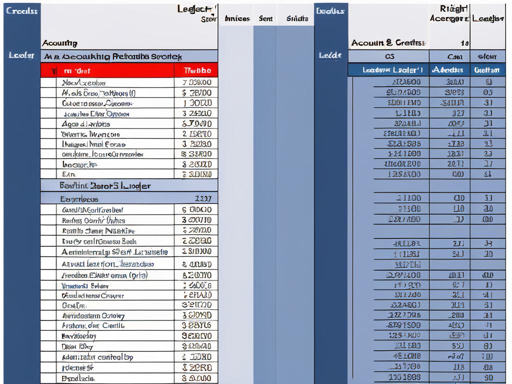 Таблица дебетов и кредитов в бухгалтерском учете