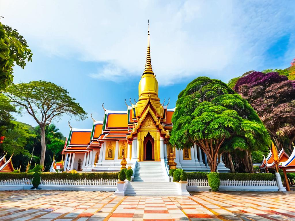 Красочный храм Ват Чалонг