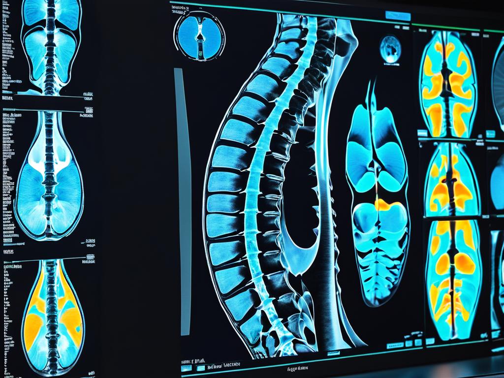 МРТ позвоночника человека