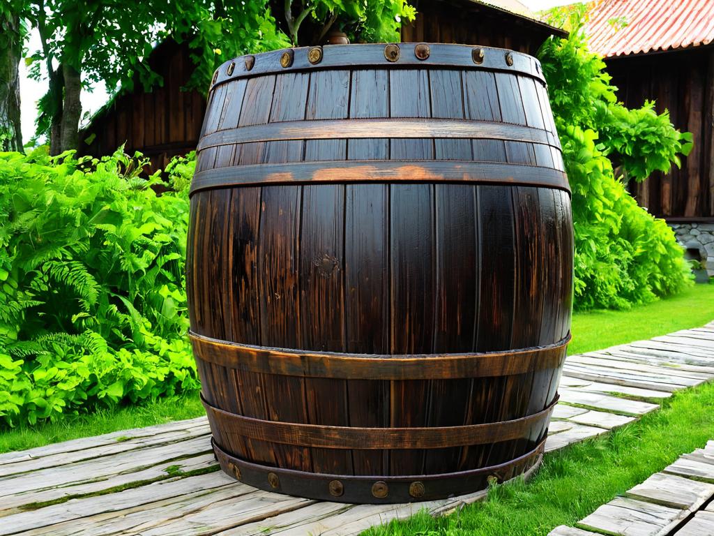 Баррель - это старая деревянная емкость, которую использовали для хранения и транспортировки