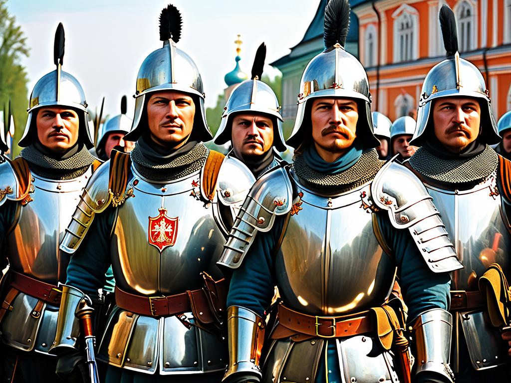 Русские стрельцы 17 века в доспехах