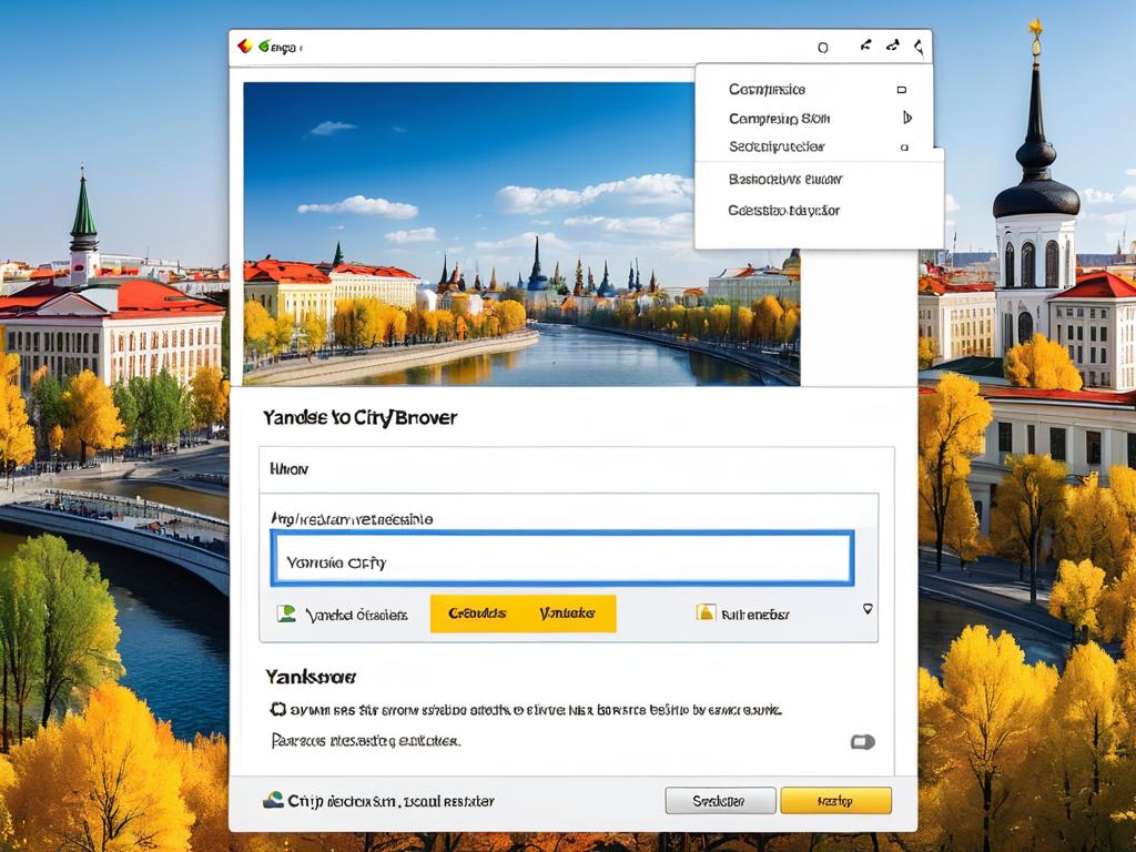 Скриншот настройки города в Яндексе на ПК