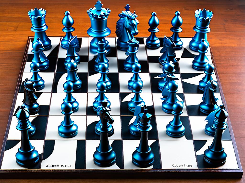 Фото фигур из разных вариантов шахмат, где могут быть особые правила рокировки