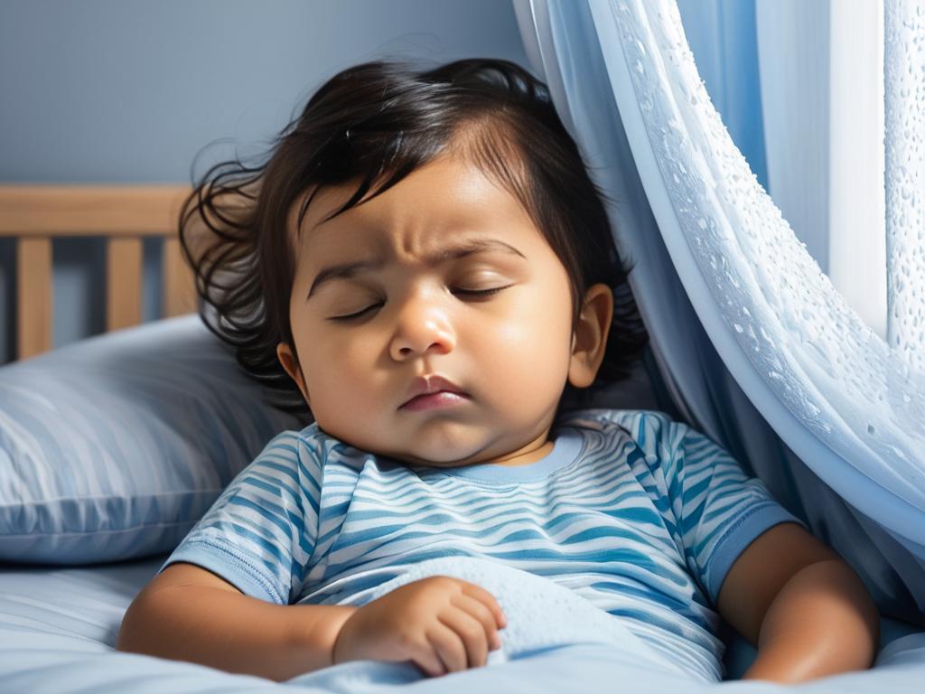 Возможные причины сильного потоотделения у ребенка во время сна