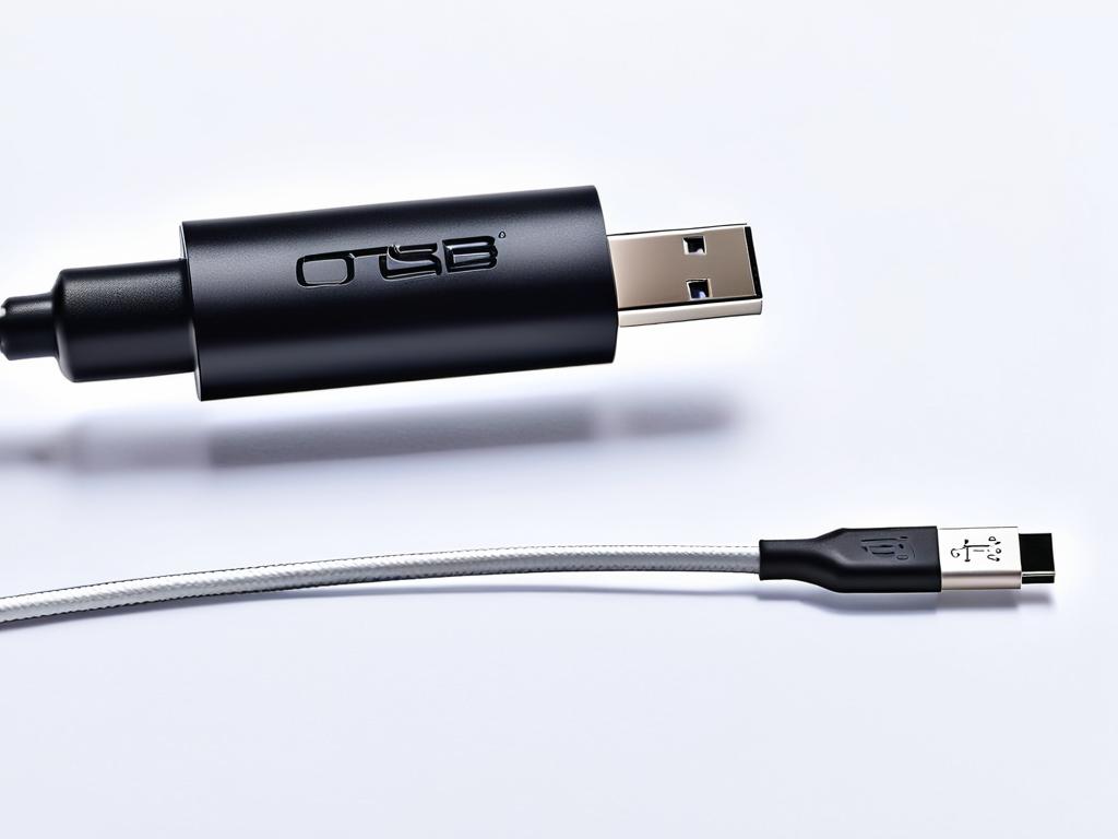 Разные типы OTG-кабелей с разъемами micro USB и USB-C