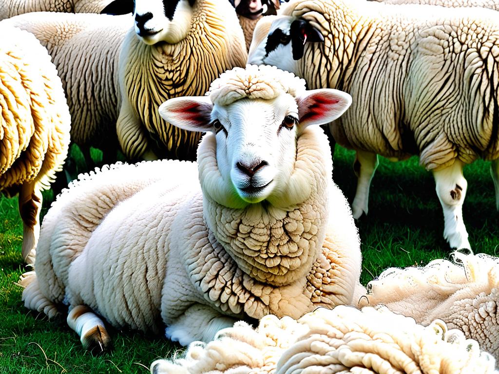 Шерстные породы овец: меринос, рамбулье, ромни-марш