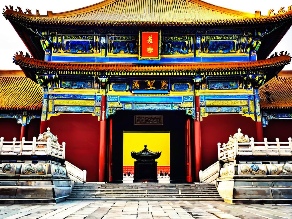 Запретный город - императорский дворец в Пекине