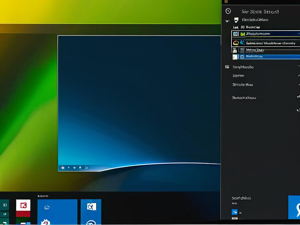 Значок приложения Ножницы в меню Пуск Windows 10