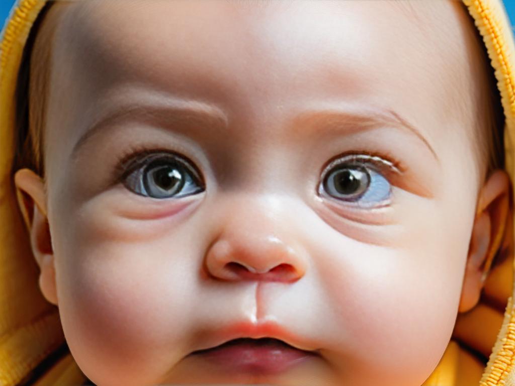 Характерные черты лица новорожденных с синдромом Дауна